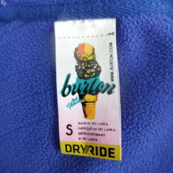 Burton Cool Flavors Dryride full zip Jacket Cosmic Tie Stripe Jacket - Picture 4 of 9